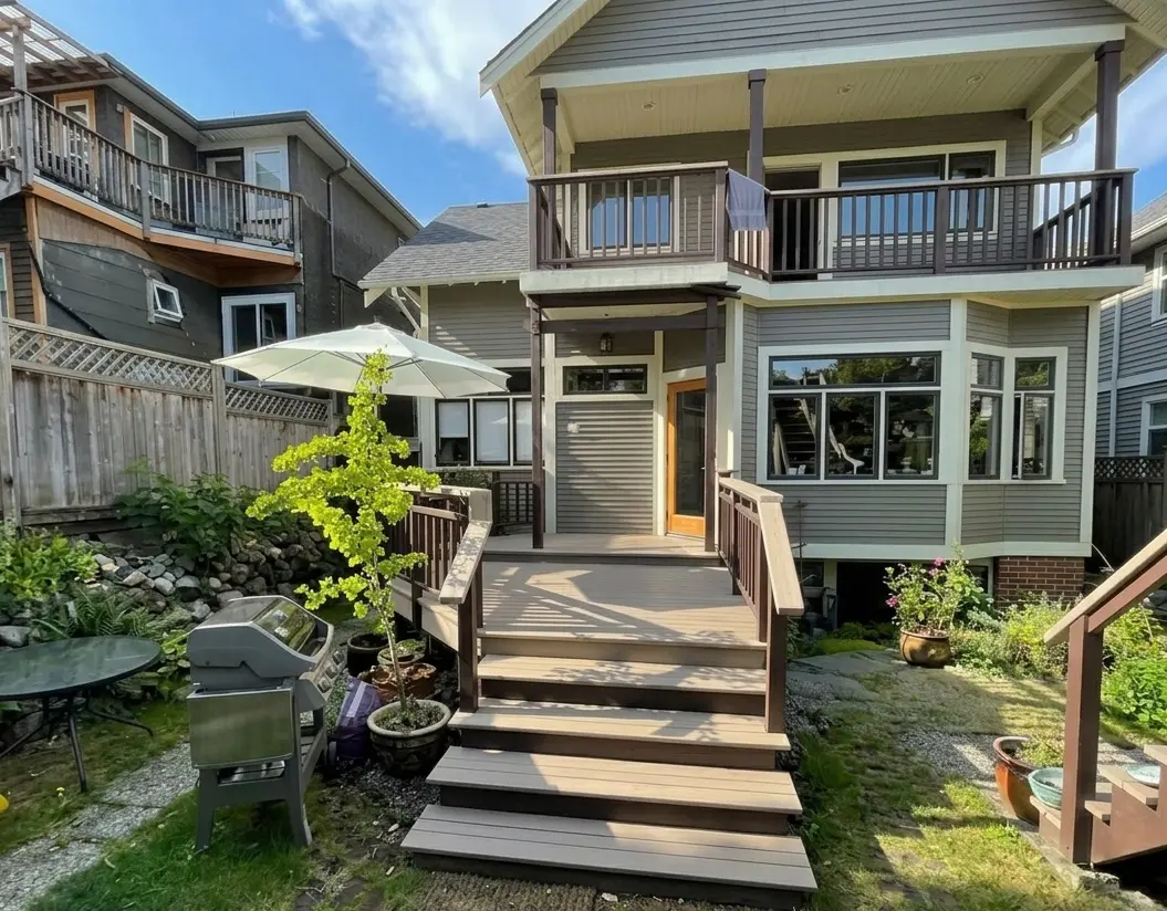 Cedar deck build in Langley — Naybur Contracting