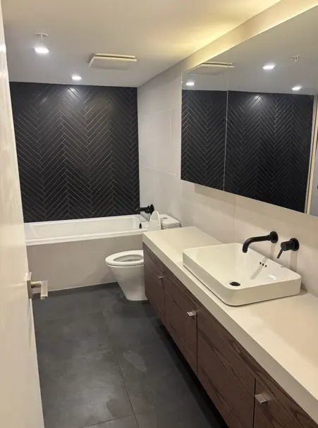 Luxury bathroom remodel in West Vancouver — Naybur Contracting